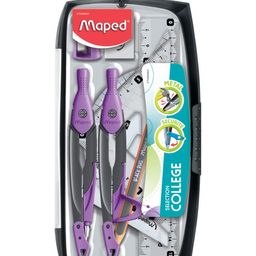 Maped Geometry Box Pack of 9 Pieces (Color and Print may vary) image 2