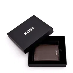 Hugo Boss Unisex Leather Two Fold Wallet-picture-30