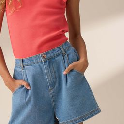 Angel & Rocket Girls Denim Mid-Rise Regular Fit Shorts-image-80