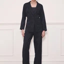 AND Notched Lapel Collar Blazer With Trouser-image-5