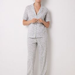 women'secret Pure Cotton Printed Shirt & Pyjamas Night Suit-image-15