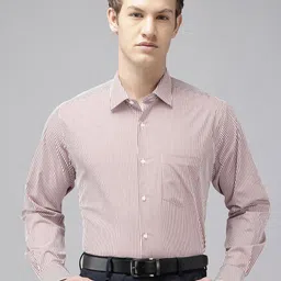 Van Heusen Striped Custom Fit Formal Shirt-image-16