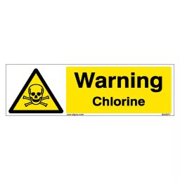 SUNSIGNS  Warning Chlorine Signages Size 450x150 mm HP Print + Vinyl, SN0071-image-64