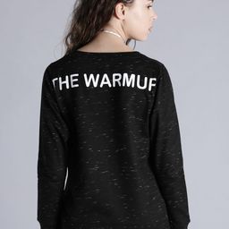 Kook N Keech Women Black Printed Sweatshirt-image-8