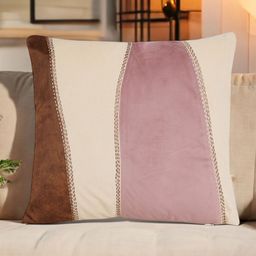 Khaabka Brown Set of 2 Velvet Cushion Covers-image-65