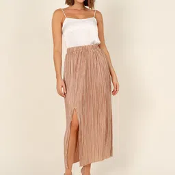 JC Mode Side Slit A-Line Maxi Skirt-picture-11