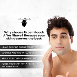 UrbanMooch Men Instant Relief After Shave Lotion With Aloe Vera- 100 ml image 5