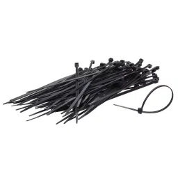 Rpi Shop 152.4 mm (6 Inch) (150Lx3.6W) Cable Tie UV Resistant Self Locking Wire Organizer Black (Pack of 900)-image-64