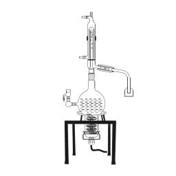 RELITECH 10 L Flask Capacity Single Flask Type Borosilicate Glass Water Distillation Unit, WDFS-10-27