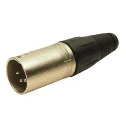 RS PRO Male Silver Contact Plating Cable Mount XLR Connector 4 Way, 2080613 (Bag of 2 Piece)-4