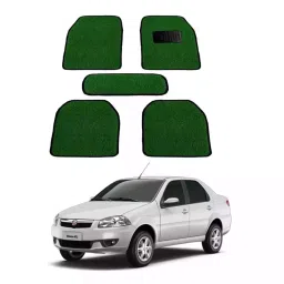 Auto Pearl HD5M71 PVC and Plastic Standard Mat for Fiat Siena 2005 (Green)-image-65