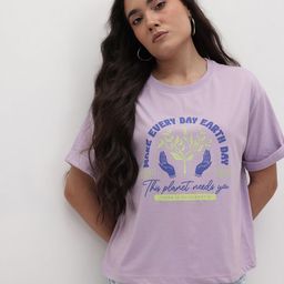 The Roadster Life Co. Typography Printed Drop-Shoulder Sleeves Relaxed Fit T-shirt-picture-25