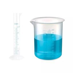 Bello PB-PC-S6-25-1000 Measuring Cylinder 25 ml & Measuring Beaker 1000 ml (Pack of 6)-10