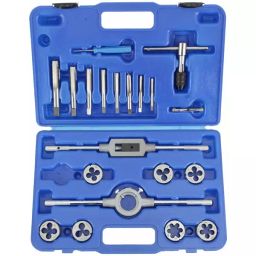 Westward Right Hand Tap and Die Set High Speed Steel 3/4-10 inch, 1PZ46 (Pack of 21 pcs)-13
