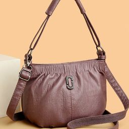 DressBerry Structured Sling Bag With Detachable Sling Strap-53