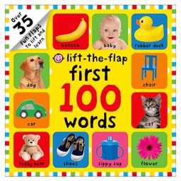 First 100 Words Lift The Flap Board Book by Roger Priddy - English-11