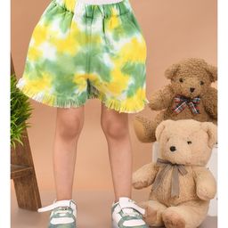 Superminis Tie Dye Shorts - Green-image-61
