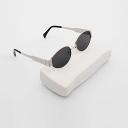 PELLE LUXUR Women Oval Sunglasses with UV Protected Lens PL25GS09-image-99