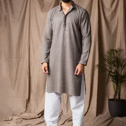 Rawayi Men Anarkali Kurta-picture-0