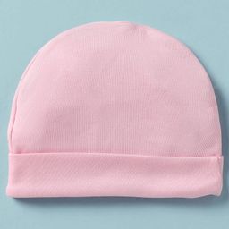 Ben Benny Interlock Knit Solid Color Cap Mittens And Booties Set Pink - Diameter 10 cm image 2