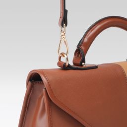 Allen Solly Colourblocked Structured Satchel image 3