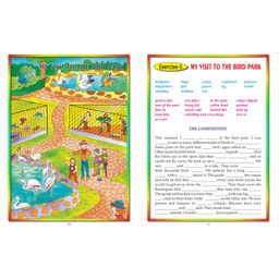 scholars hub English WorkBook Combo for Class 1 Comprehension Picture Composition Book & English Skills Vocabulary Grammar Set of 3 Books - English image 4