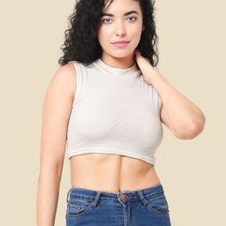 Sizi Women Cotton Tank Crop Top-image-97