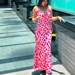 BAESD Women Printed Sleeveless Maxi Dress-image-50