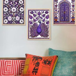 walllane Floral Wall Art With Frame Home Decor Wall Painting For Living Room Office Bedroom-picture-49