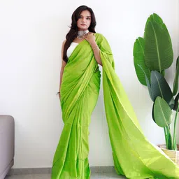 Anouk Solid Pure Cotton Saree-48