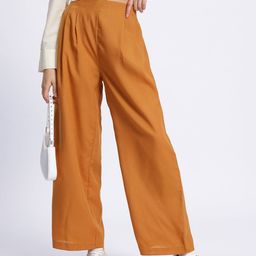 glitchez Women Timeless Elegance High-Rise Wide Leg Trousers-image-29