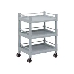 AS ONE Mobile Storage Cart with Guard Frame 3 Tiers 651x441x858 mm, MSO21F-image-16