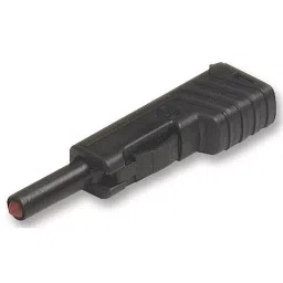 HIRSCHMANN PLUG, 4MM, BLACK, MZS, 932153100-19