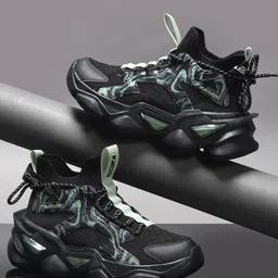 ABROS Men High-Top Running Non-Marking Shoes-image-39