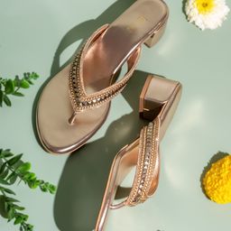 Inc 5 Women Embellished Ethnic Block Heel Sandals-11
