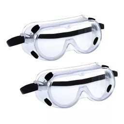 TECHNOSPILL Universal Full Rim Clear Adjustable Safety Goggles (Packof 10)-12