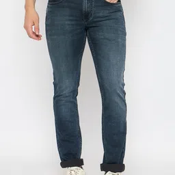 Duke Men Slim Fit Mid-Rise Clean Look Light Fade Non Stretchable Jeans-picture-12