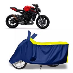 Auto Pearl Two Wheeler Cover for MV Agusta Brutale - Yellow, Blue-image-93