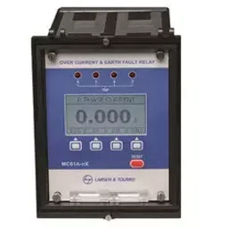 L&T [ Lauritz Knudsen ] MC61AnX 3 Phase Over Current + Earth Fault Relay with High Set, MC61ANX2200-24