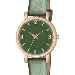 THE SHOPOHOLIC Women Leather Straps Analogue Watch F-GREEN-picture-46