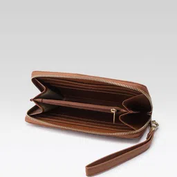 Van Heusen Women Printed Zip Around Wallet with Wrist Loop image 3