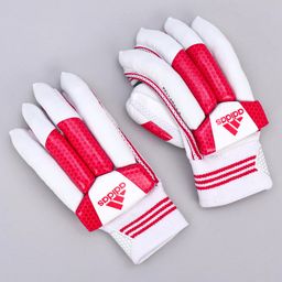 Adidas Batting Gloves Pellara Standard Size- White-image-70