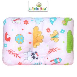 LittleBoo Premium Memory Foam Head Shaping Pillow Animal Print - Pink-10