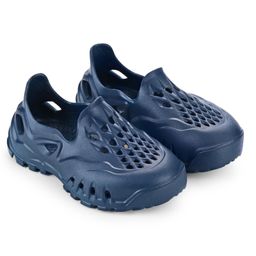 HOPPA SWEDEN Solid Perforated Slip On Clogs - Navy Blue-image-95