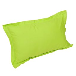 Filymore Plain Solid Single Bedsheet with Unique Colour Pattern Designer Bedsheet Made Of Pure Microfiber with 1 Pillow Cover - Pink & Green image 3