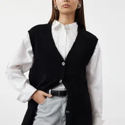 Trendyol Women Longline Sweater Vest-image-96