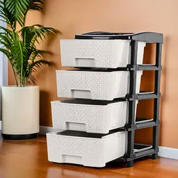 Myntra Elegant Homes 4-Layer Multi-Purpose Plastic Drawer Organiser-46