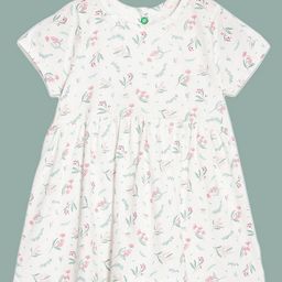 YK Organic Print Organic Cotton Fit & Flare Dress-image-45