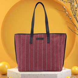 Caprese Evana Self-Striped Shoulder Bag-picture-30