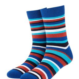 Dynamocks Unisex Pack of 2 Multicoloured Patterned Calf-Length Socks image 4